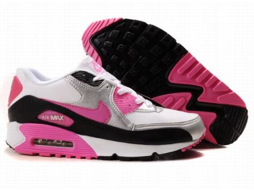 Nike Air Max 90 Womenss Shoes Wholesale Red White Gray Canada